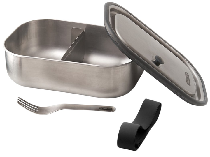 Lunchbox Black+Blum stalowy czarny 1 l (BAM-SS-L018) - obraz 5
