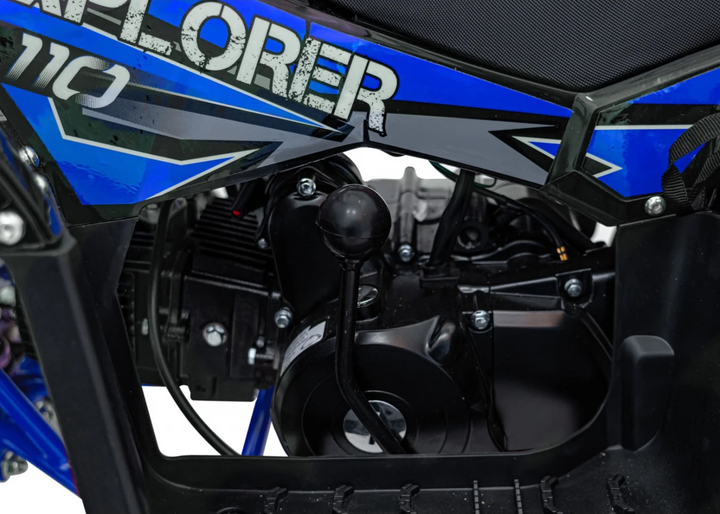 Квадроцикл бензиновий Ramiz Explorer 110CC Синій (5903864983739) - зображення 12