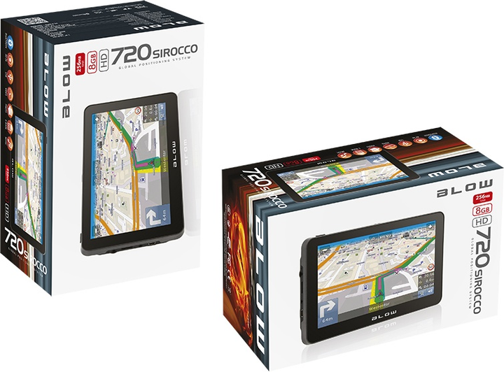 Nawigator GPS Blow Sirocco GPS720 (5900804081104) - obraz 6