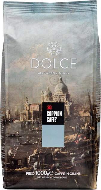 Кава в зернах Goppion Caffe Dolce 1 кг (8009360020118) - зображення 1