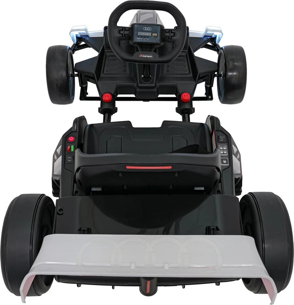 Gokart Ramiz Audi z Funkcją Driftu Biały (5903864943153) - obraz 5