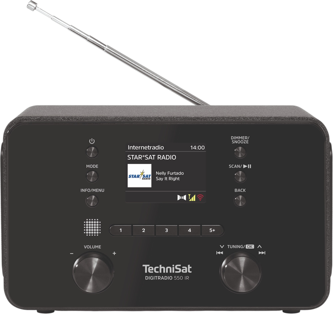 Радіо TechniSat DIGITRADIO 550 IR Black (0000/3995) - зображення 2