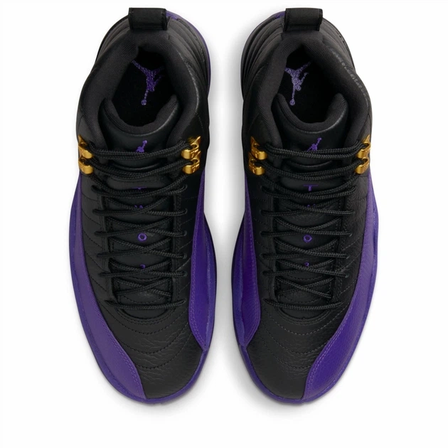 12s jordans black and purple