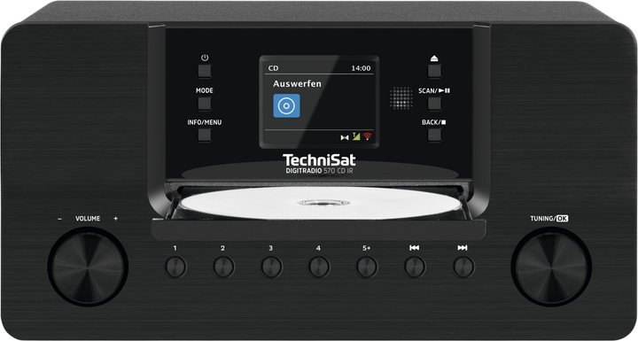 Радіо TechniSat DIGITRADIO 570 CD IR Black (0000/3953) - зображення 2