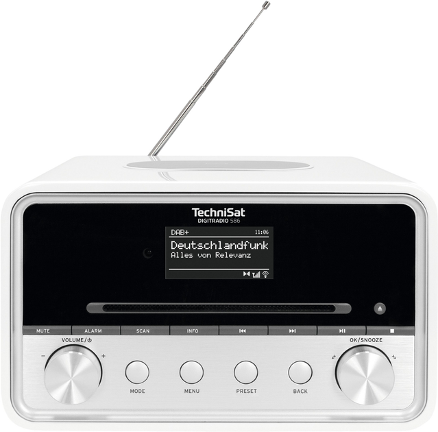 Радіо TechniSat DIGITRADIO 586 Silver-White (0001/3986) - зображення 2