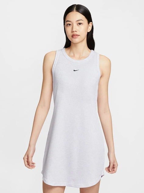 Платье короткое летнее женское Nike W Nsw Nk Chll Wfl Tank Dress HV2403-052 XS Серое (0198482159948) - изображение 5