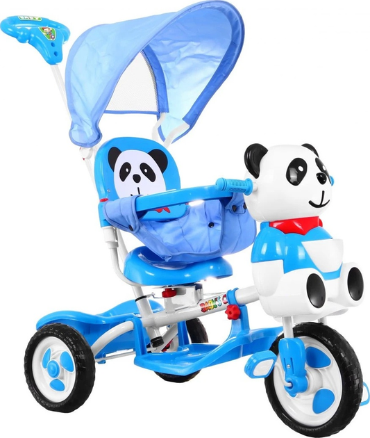 Rowerek trójkołowy dla dzieci SporTrike Panda Niebieski (5903864909623) - obraz 1