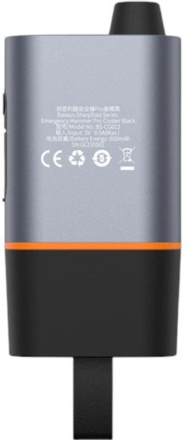 Młotek bezpieczeństwa Baseus SharpTool Black (6932172633325) - obraz 5
