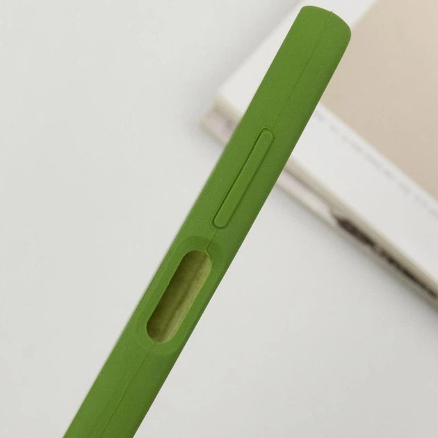 Чохол Silicone Cover Lakshmi Full Camera (AA) для Samsung Galaxy A36 5G Зелений / Dark green - Фото 5 Чохол Silicone Cover Lakshmi Full Camera (AA) для Samsung Galaxy A36 5G Зелений / Dark green - зображення 5
