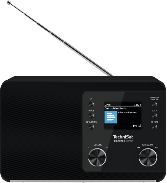 Радіоприймач TechniSat Digitradio 307 BT Black (0000/3977) - зображення 2