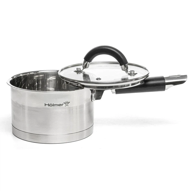 Ківш 1.3 л з кришкою Hölmer SP-13513-SSD Professional Chef - зображення 3