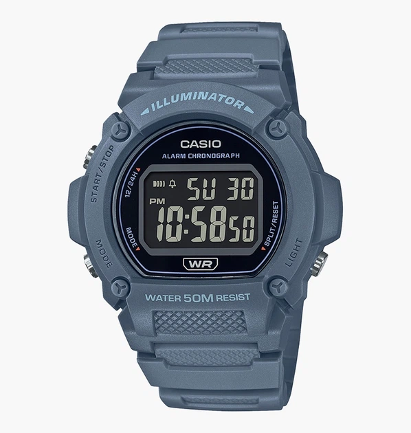 Годинник Casio Timeless Collection W-219HC-2B MISC - Фото 1 Годинник Casio Timeless Collection W-219HC-2B MISC - зображення 1