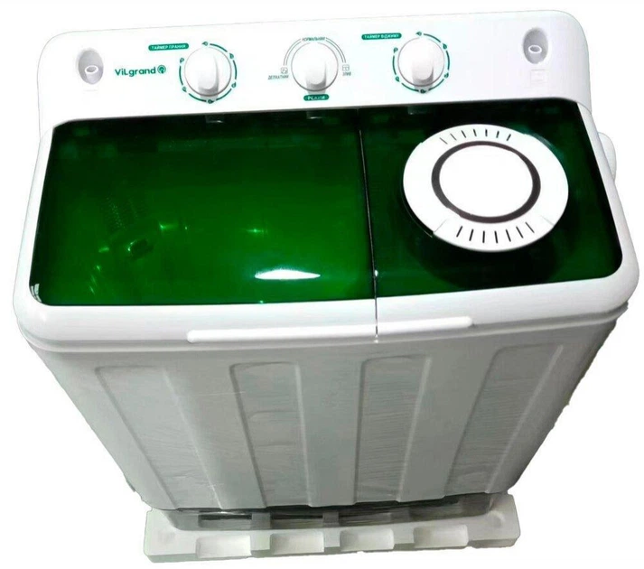 Стиральная машина полуавтомат ViLgrand V650-5P_gree - изображение 2
