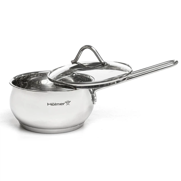 Ківш 1.1л з кришкою Hölmer SP-14511-SS Expert - Фото 3 Ківш 1.1л з кришкою Hölmer SP-14511-SS Expert - зображення 3