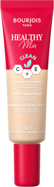 Podkład nawilżający Bourjois Healthy Mix Clean 003 Light Medium 30 ml (3616303011147) - obraz 1