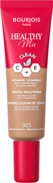 Podkład nawilżający Bourjois Healthy Mix Clean 005 Medium Deep 30 ml (3616303011161) - obraz 1