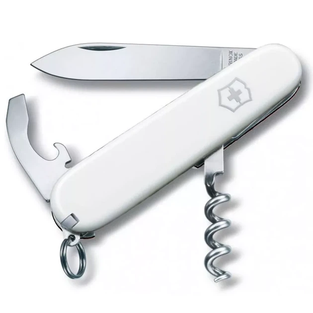 Складаний ніж Victorinox Waiter білий для активного відпочинку та повсякденного використання 9 функцій - Фото 1 Складаний ніж Victorinox Waiter білий для активного відпочинку та повсякденного використання 9 функцій - зображення 1