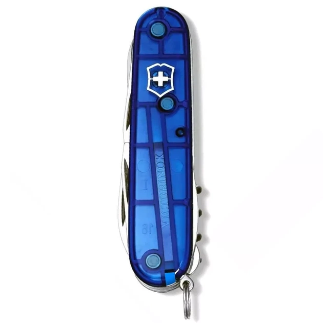 Складной нож Victorinox Huntsman для активного отдыха и путешествий с 15 функциями сине-желтый - изображение 4