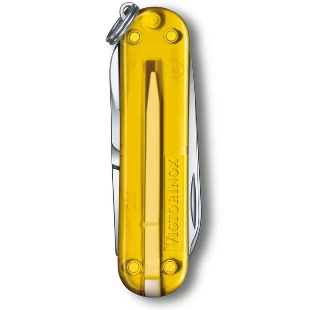 Складаний ніж Victorinox Classic SD для активного відпочинку компактний багатофункціональний синьо-жовтий - зображення 4