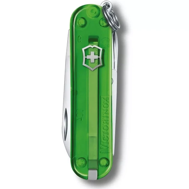 Складаний ніж Victorinox Classic 58 мм багатофункціональний для повсякденного використання зелений - зображення 2