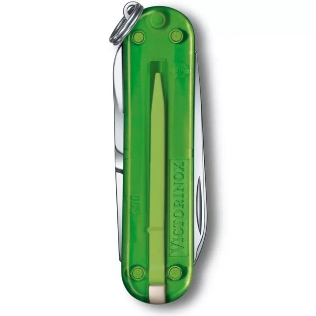 Складаний ніж Victorinox Classic 58 мм багатофункціональний для повсякденного використання зелений - зображення 3