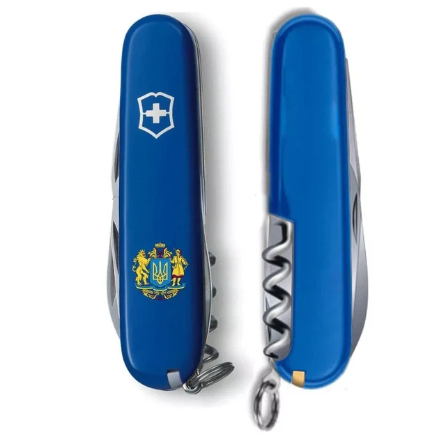 Складной нож Victorinox Spartan многофункциональный для активного отдыха с большим гербом Украины - изображение 3
