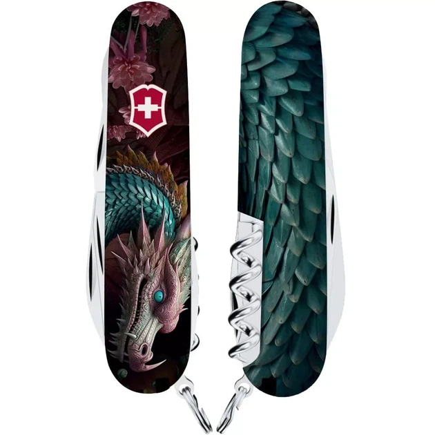 Складной нож Victorinox Climber с 14 функциями для активного отдыха и повседневного использования Лазурный - изображение 2
