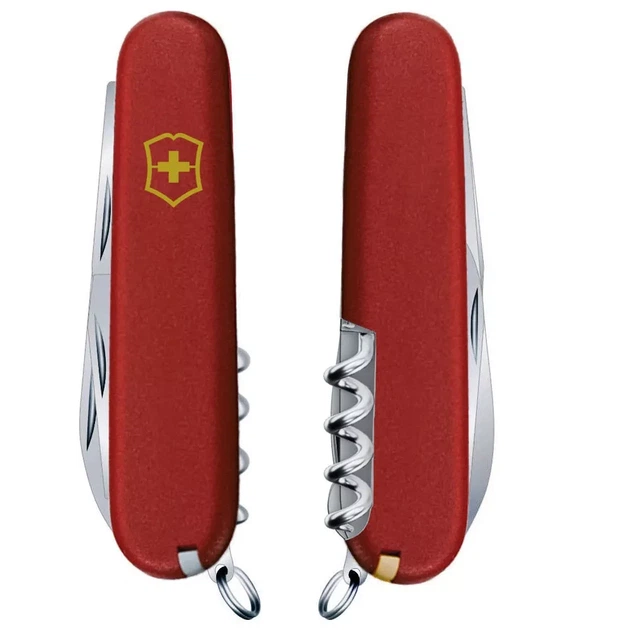 Складной нож Victorinox Huntsman Mat красный для активного отдыха и повседневного использования 15 функций - Фото 3 Складной нож Victorinox Huntsman Mat красный для активного отдыха и повседневного использования 15 функций - изображение 3
