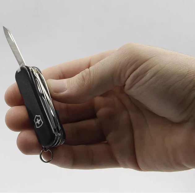 Складной нож Victorinox MINICHAMP 18 функций для активного отдыха и повседневного использования компактный - изображение 5