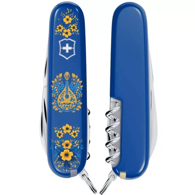 Складной нож Victorinox Spartan для активного отдыха и повседневного использования 12 функций с украинскими - изображение 3
