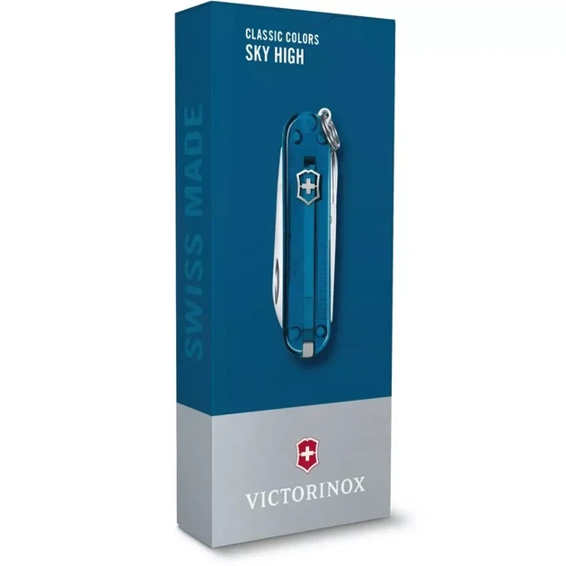 Складной нож Victorinox Classic 58 мм синий для активного отдыха и повседневного использования 7 функций - изображение 4