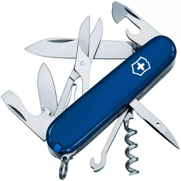 Складаний ніж Victorinox Climber багатофункціональний для альпінізму й активного відпочинку з 14 функціями - Фото 1 Складаний ніж Victorinox Climber багатофункціональний для альпінізму й активного відпочинку з 14 функціями - зображення 1