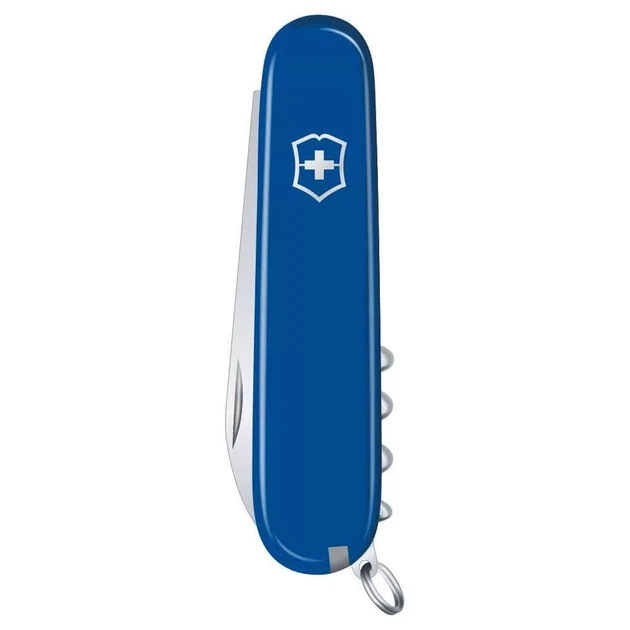 Складаний ніж Victorinox Waiter 9 функцій синій для туристів і домашніх майстрів зручний і практичний - зображення 2