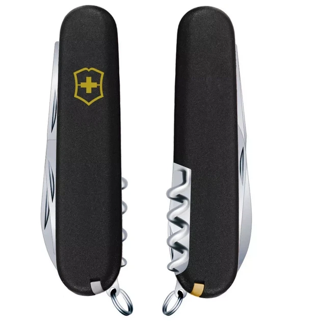 Складной нож Victorinox Spartan Mat черный матовый для активного отдыха и повседневного использования 12 - изображение 3