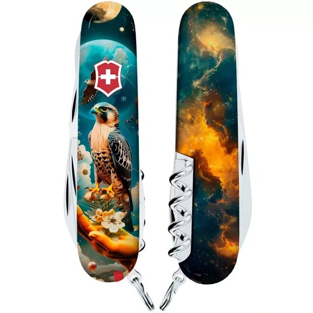 Складной нож Victorinox Climber мультитул для туристов и активного отдыха с 15 функциями и українським - изображение 4
