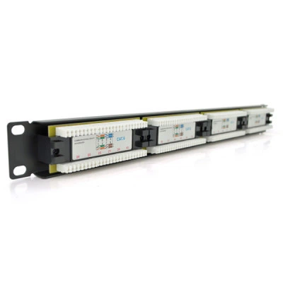 Патч-панель 19" 24хRJ-45 UTP 1U cat.6 Pipo - зображення 2