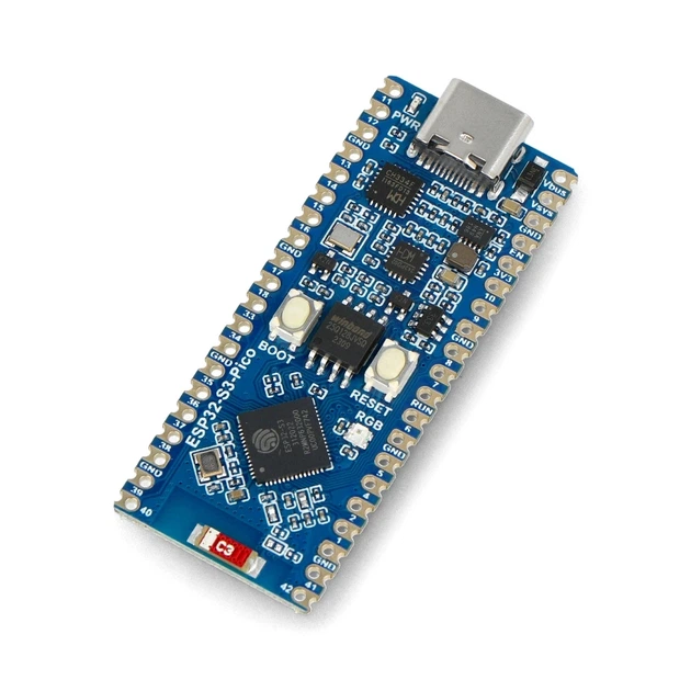 Плата разработки Waveshare ESP32-S3-Pico совместимая с Raspberry Pi Pico (BotWSR-23396) - Фото 1 Плата разработки Waveshare ESP32-S3-Pico совместимая с Raspberry Pi Pico (BotWSR-23396) - изображение 1