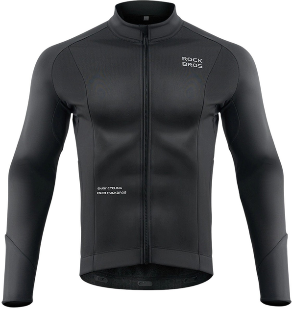 Koszulka kolarska Rockbros 15400002002 M Black (5907769360428) - obraz 2