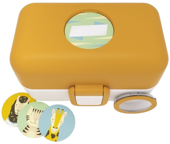 Дитячий ланчбокс Monbento Tresor Graphic Safari 500 мл + 2 × 150 мл (17010072) - зображення 3
