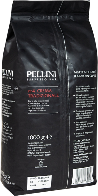 Kawa ziarnista Pellini Tradizionale 1 kg (8001685130152) - obraz 2