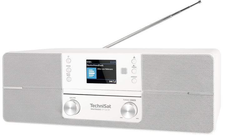 Радіо TechniSat DIGITRADIO 371 CD BT White (0001/2948) - зображення 2