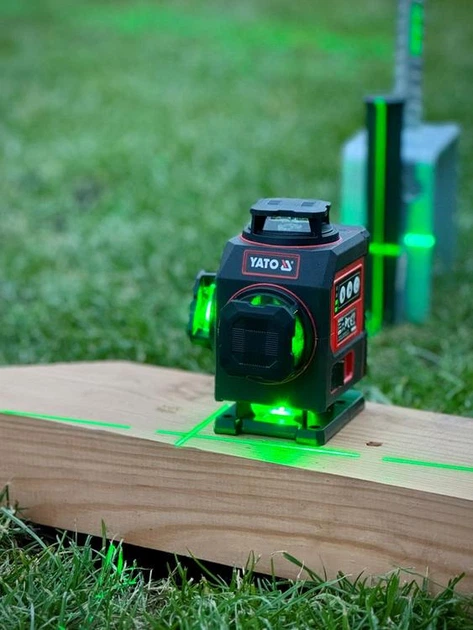 Mini laser zielony YATO 16-liniowy 4D z akcesoriami (YT-30419) - obraz 9