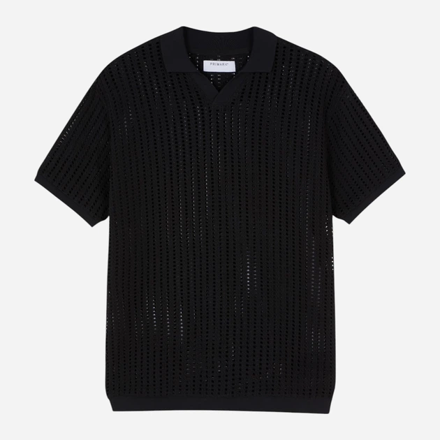 Поло длинное мужское Primark XAZ520323SNHJ XL Черное (DD8000009254451) - изображение 5