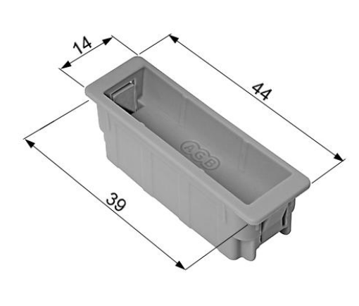Ответная часть EASY-FIX для замков AGB Polaris с магнитным вкладышем XT, латунь (B01402.96.03+B02402.94.14) - изображение 5