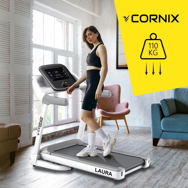 Беговая дорожка Cornix Laura White/Grey - изображение 5