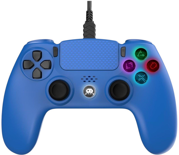 Kontroler Freaks and Geeks PS4 Wired Controller Blue (3701625903895) - obraz 1