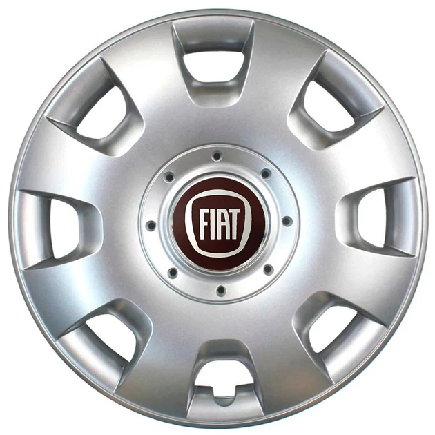 Автомобильные колпаки на колеса FIAT RED R15 №304 SJS серебристые комплект 4шт TR0052812 - Фото 1 Автомобильные колпаки на колеса FIAT RED R15 №304 SJS серебристые комплект 4шт TR0052812 - изображение 1