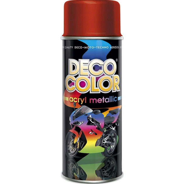 Металік фарба аерозольна DecoColor червоний 400мл - Фото 1 Металік фарба аерозольна DecoColor червоний 400мл - изображение 1