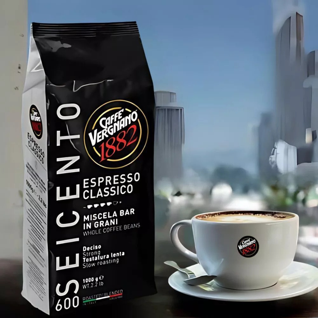 Kawa ziarnista Vergnano 600 Espresso Classico 1 kg (8001800000506) - obraz 3