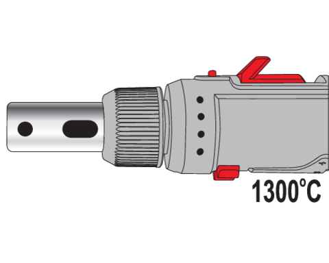 Горелка газовая (t=1300°С), фен (t=600°С) и паяльник (t=450 °С) с обладунками, 3 в 1 YATO (YT-36706) - Фото 6 Горелка газовая (t=1300°С), фен (t=600°С) и паяльник (t=450 °С) с обладунками, 3 в 1 YATO (YT-36706) - изображение 6